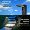 Solar Simple Lawn Light Outdoor Waterproof Landscape Light 1Pack (Warm)