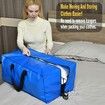 Moving Boxes Heavy Duty Extra Large Storage Bags, Blue Moving Bags Totes with Zippers 4 Pack