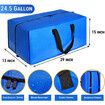 Moving Boxes Heavy Duty Extra Large Storage Bags, Blue Moving Bags Totes with Zippers 4 Pack