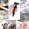 Handheld Toilet Sprayer with Hose Kit, Adjustable Water Pressure Control, Stainless Steel Diaper Bidet Toilet Sprayer for Feminine Hygiene, Baby Wash, Bath Pet