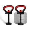BLACK LORD Adjustable Kettlebell Handles for Weight Lifting Plates Push Up