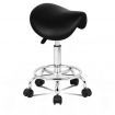 ALFORDSON Salon Stool Saddle Swivel Barber Hair Dress Chair Sierra Black