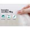 STARRY EUCALYPT Pillowtop Mattress Topper Charcoal Fibre Underlay Pad 7cm King Single
