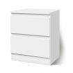 ALFORDSON Bedside Table Nightstand Storage Cabinet Side End Table White