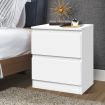 ALFORDSON Bedside Table Nightstand Storage Cabinet Side End Table White