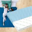 STARRY EUCALYPT Memory Foam Mattress Topper Airflow Zone Cool Gel Bamboo Underlay 5cm Queen