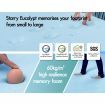 STARRY EUCALYPT Memory Foam Mattress Topper Airflow Zone Cool Gel Bamboo Underlay 5cm Queen