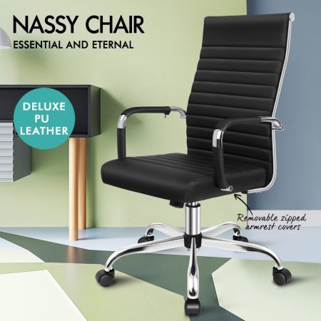 ALFORDSON Office Chair Padded Seat Ergonomic Executive Computer Study Gaming
