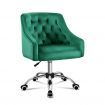 ALFORDSON Velvet Office Chair Computer Swivel Chairs Armchair Work Study Seat Green Adult Kids