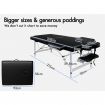 ALFORDSON Massage Table 2 Fold 55cm Foldable Portable Bed Desk Aluminium Lift Up