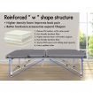 ALFORDSON Massage Table 2 Fold 55cm Foldable Portable Bed Desk Aluminium Lift Up