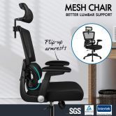 ALFORDSON Mesh Office Chair Executive Computer Chairs Study Work Gaming Seat Black