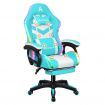 ALFORDSON Gaming Office Chair Massage 12 RGB LED Computer Seat Footrest