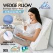 STARRY EUCALYPT Wedge Pillow Memory Foam Cool Gel BAMBOO Cover Cushion