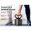 BLACK LORD Kettlebell Set 20kg Adjustable Weight Lifting Dumbbell Push Up Gym