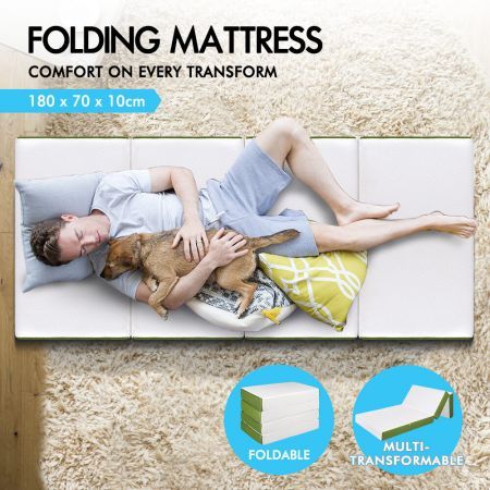 S.E. Folding Foam Mattress Foldable Sofa Bed Portable Camping Mat Cushion