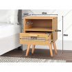 ALFORDSON 2x Bedside Table Nightstand Side Storage Cabinet Scandinavian Rattan