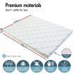 STARRY EUCALYPT Memory Foam Mattress Topper 7-Zone Cool Gel Bamboo Cover 8cm Double