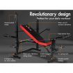 BLACK LORD Weight Bench 8in1 Press Multi-Station Fitness Home Gym Station 80CM Frame Width