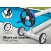 ALFORDSON Pool Cover Roller 6m Adjustable Solar Blanket Reel Swimming Blue