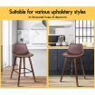 ALFORDSON 4x Wooden Bar Stools Noah Kitchen Dining Chair Vintage Retro COFFEE