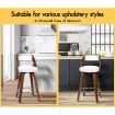 ALFORDSON 4x Wooden Bar Stools Eden Kitchen Barstools Swivel Dining Chair WHITE