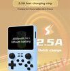 Handheld Retro Game Console 3.5 Inch IPS Screen Built-in 10000 Games PS1/PSP/GBA/GBC/BIN/FC/MD 16G+64G-Blue