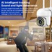 Security Camera With Spotlights Color Night Vision Wired Surveillance Camera Wireless Wifi Plug-In Smart Home Cameras