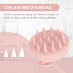 Scalp Massager Shampoo Brush, Scalp Scrubber for Dandruff Removal Pink