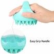 Hair Scalp Massager Shampoo Brush Silicone Scalp Scrubber for Washing Brush