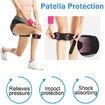 Knee Support Brace, Collision Avoidance Knee Sleeve, Running & Arthritis - Best Stabilizer Wrap for Crossfit, Squats & Workouts - For Men & Women(Blue)