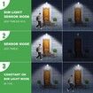 5 LED Solar Outdoor Motion Sensor Clip Lights Weatherproof Energy Efficient Garden Security Light 1 Pack