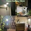 5 LED Solar Outdoor Motion Sensor Clip Lights Weatherproof Energy Efficient Garden Security Light 1 Pack