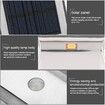 LED Solar Light Outdoor Waterproof Wireless Motion Sensor Light (Silver Shell-White)