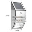 LED Solar Light Outdoor Waterproof Wireless Motion Sensor Light (Silver Shell-White)