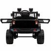 Kids Electric Car Parental Remote Control Ride On Truck Toy Jeep 12V Vehicle Spring Suspension LED AUX Port Black
