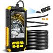 Dual Lens Industrial Borescope Inspection Camera 1080P HD with Light Waterproof Scope for Automotive Engine-10M