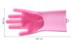 Magic Dish Washing Gloves with Scrubber, Silicone Reusable Cleaning Gloves, Heat-proof Household Scrubber Gloves