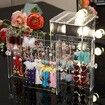 Acrylic Jewelry Storage Box Earring Display Stand Organizer Holder with 3 Vertical Drawer (Transparent)