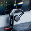 V18 Bone Conduction Headphones Bluetooth5.0 Earbuds With Earhooks With LED Digital Display Business Wireless Earphone For Phones Color Blue