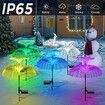 Double Layer Solar Jellyfish Lights 7 Color Changing Solar Garden Lights Waterproof Outdoor Flowers Lamp Courtyard Pathway Landscape Decor