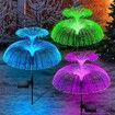 Double Layer Solar Jellyfish Lights 7 Color Changing Solar Garden Lights Waterproof Outdoor Flowers Lamp Courtyard Pathway Landscape Decor