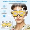 Eye Massager with Heat Eye Massager with Bluetooth Music, 6 Massager Modes and 10 Minutes Auto Shutdown White