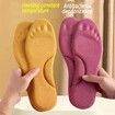 Self-heated Insoles Feet Massage Thermal Thicken Insole Memory Foam Shoe Pads Winter Warm Men Women Sports Shoes Pad Accessories Color Yellow Size 45-46