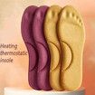 Self-heated Insoles Feet Massage Thermal Thicken Insole Memory Foam Shoe Pads Winter Warm Men Women Sports Shoes Pad Accessories Color Yellow Size 45-46