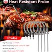 Digital Meat Thermometer Wireless Bluetooth for BBQ Smoker Kitchen Cooking Grill Thermometer Timer-6 Probes