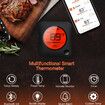 Digital Meat Thermometer Wireless Bluetooth for BBQ Smoker Kitchen Cooking Grill Thermometer Timer-2 Probes