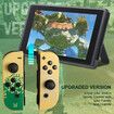 Joy Cons Controller Compatible with Nintendo Switch Joy-con,Replacement L/R Joycon Controllers with Dual Vibration,Support Wake-up/Screenshot/Motion Control (Zelda Tears of The Kingdom Gold)