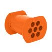 One Press Cevapcici Maker Kitchen Hot Dog Burger Meat Sausage Handmade Gadget Tool Color Orange