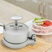 Hamburger Patty Maker Adjustable Aluminum Alloy Hamburger Meat Press Maker Round Shape Non-Stick Stuffed Burger Patties Press for Restaurant And Home